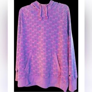Champion Lavender Logo Print Hoodie